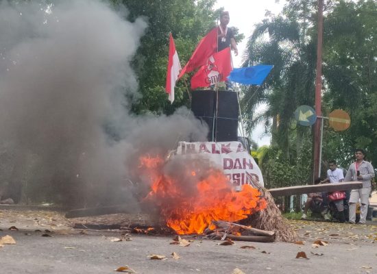 Waow! Masa Aksi Sebut Bupati Halmahera Barat “Banci” Dan Pengecut