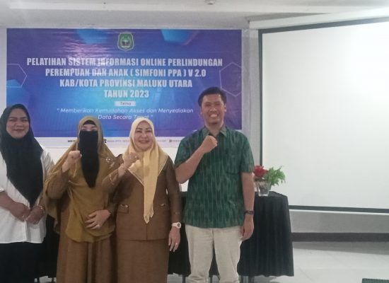 DP3A Maluku Utara Falidasi Data Kasus Kekerasan Tahun 2023