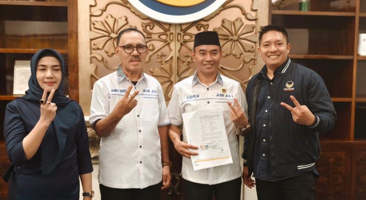 Bapaslon JUJUR Semakin Menambah Kekuatan Saat Kembali  Peroleh Rekomendasi Partai Nasdem