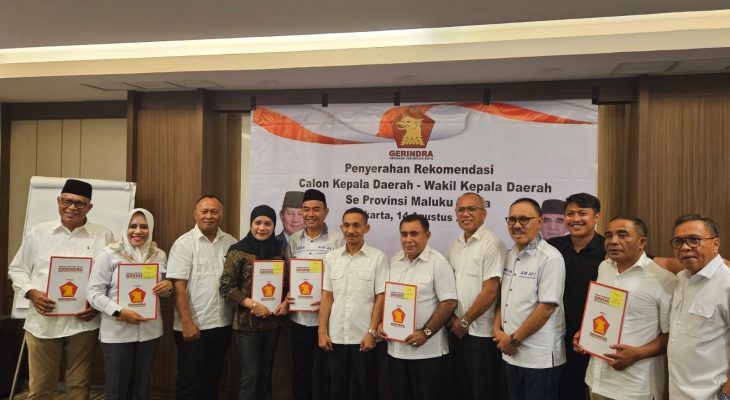 Bakal Calon  Bupati James-Djufri Terima Rekom Partai Gerindra