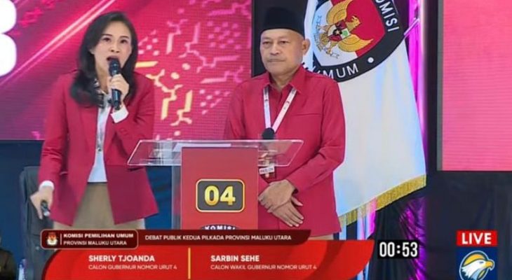 ‘Sapu Rata’ Sherly-Sarbin Unggul Sementara di Pilgub Malut