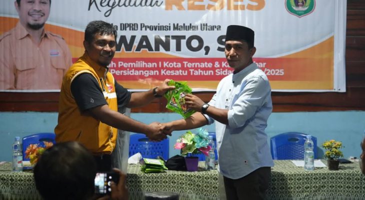 Reses DPRD Provinsi Maluku Utara, Iswanto Dapat Apresiasi dari Desa Talaga