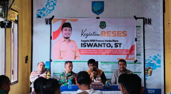 Serap Aspirasi di Ternate Barat, Iswanto Soroti Jalan Rusak, Zonasi Sekolah, dan Fasilitas Posyandu