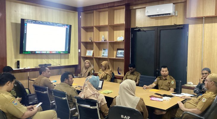 Dinas Kominfosan Malut Gelar Rapat Persiapan Rekrutmen Tim Pengembangan SPBE