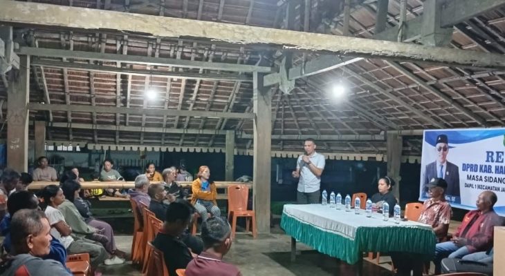 Gelar Reses, Ketua DPRD Halmahera Barat Serap Aspirasi di Dua Desa Dengan Potensi Yang Beda