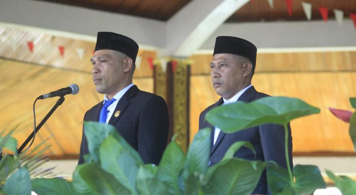 Ketua DPRD Halmahera Barat Bacakan Proklamsi di Hari Kemerdekaan RI Ke 80