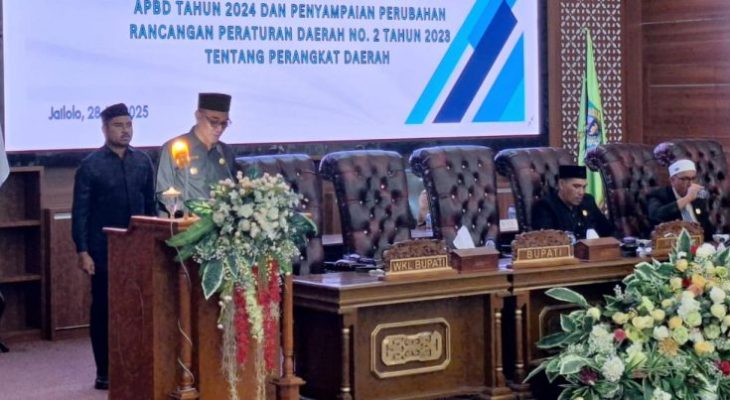 DPRD Halmahera Barat Gelar Paripurna Pengusulan Perubahan Nomenklatur BP3D Menjadi Baperinda