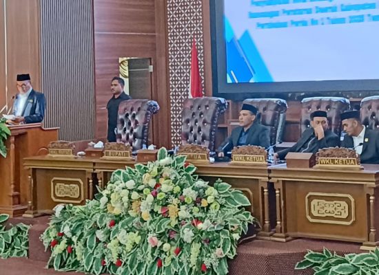 DPRD Halmahera Barat Gelar Paripurna Ranperda Perubahan APBD 2025
