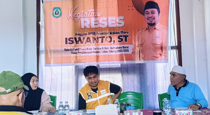 Serap Aspirasi di Sidangoli Dehe, Iswanto Janji Perjuangkan Talud dan Infrastruktur Lingkungan