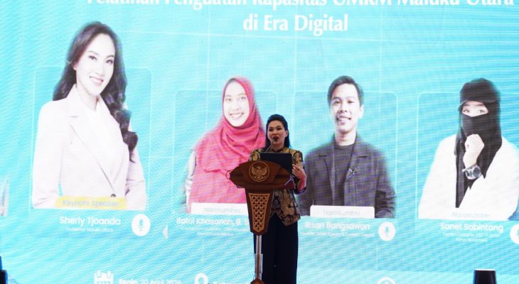Buka Pelatihan Penguatan Kapasitas UMKM di Malut, Gubernur Sherly: Perempuan Sebagai Tulang Punggung UMKM