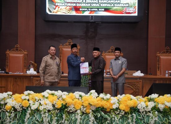 Enam Ranperda Strategis Diusulkan Gubernur Sherly ke DPRD Malut