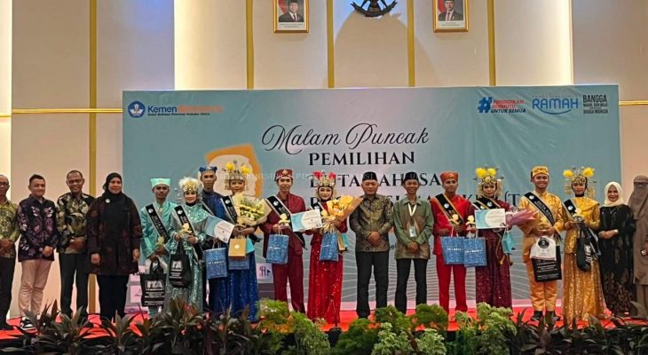 Dari Malam Puncak Pemilihan Duta Bahasa, Wagub Teguhkan Trigatra Bahasa Pada Generasi Malut
