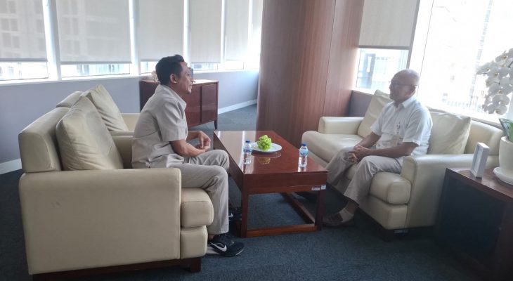Plt Kadis PUPR Malut Temui Kementrian PU dan LKPP