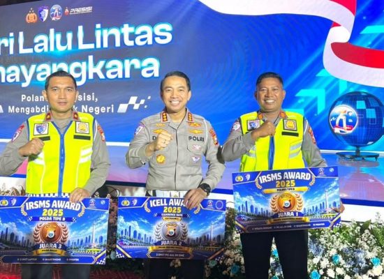 Mabes Polri Tetapkan Polantas  Halbar Juara 1 IRSMS