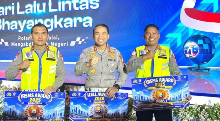 Mabes Polri Tetapkan Polantas  Halbar Juara 1 IRSMS