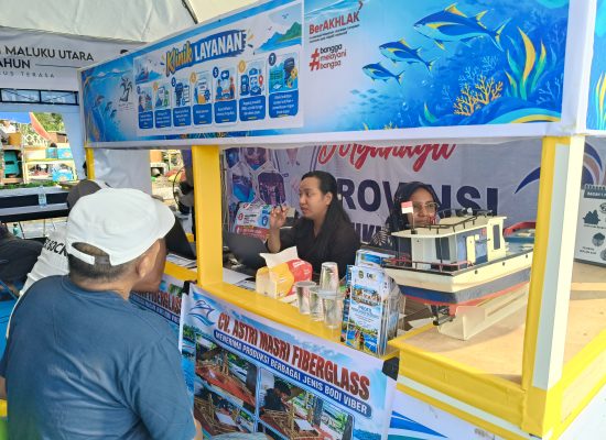 Tak Sekadar Pameran, Stan DKP Malut Layani Administrasi dan Perizinan Nelayan