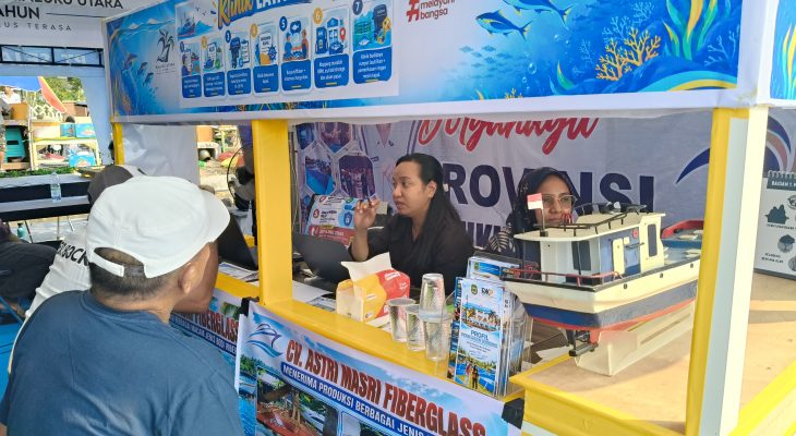 Tak Sekadar Pameran, Stan DKP Malut Layani Administrasi dan Perizinan Nelayan